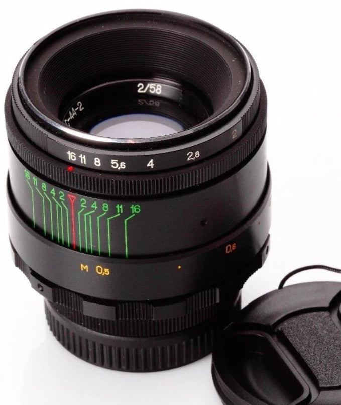 Helios 44-2 EXC 58mm f2 CLA Soviet portrait Lens DSLR M42 Mount Manual